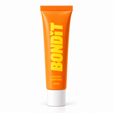 Tubo laranja de cola corporal Bondit 20 ml com tampa branca em fundo branco